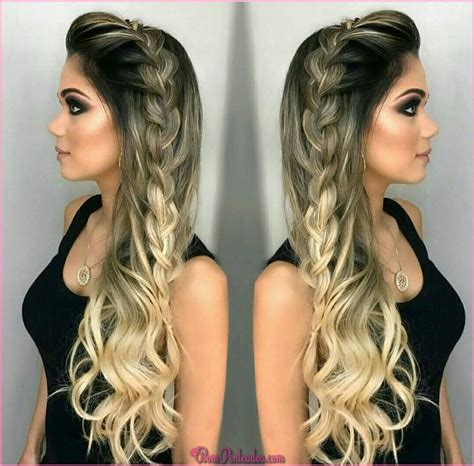 Penteados Para Formatura Com Trança - Penteados para a formatura - penteados com trança para a formatura ...