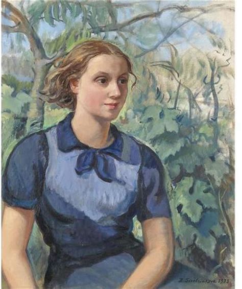 Portrait of Katya, 1933 - Zinaida Serebriakova - WikiArt.org