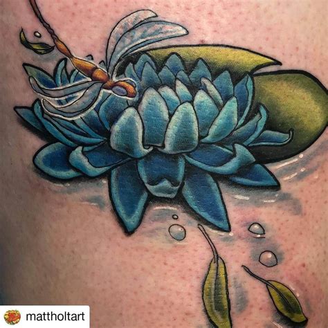 101 Best Water Lily Tattoo Designs You Need To See!