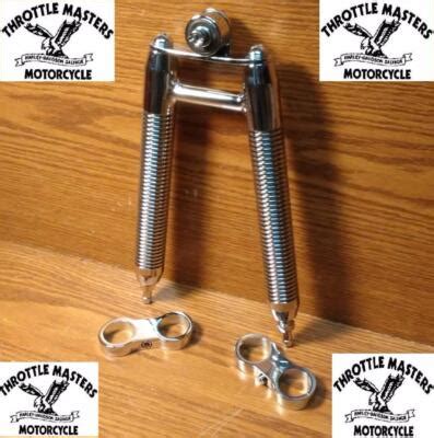 Chrome Twin Vertical Tube Oil Cooler for Harley, Custom, Chopper with