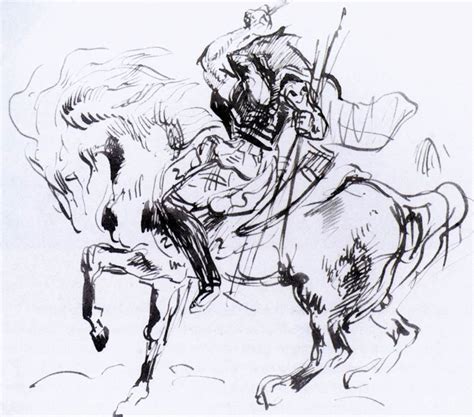 Зарубежные художники-графики: Эжен Делакруа (1798-1663)