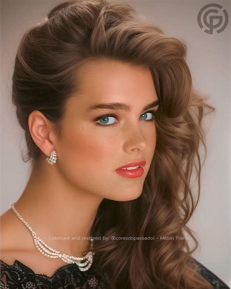 Brooke Christa Shields (born May 31, 1965) is an actress. : r/Colorization