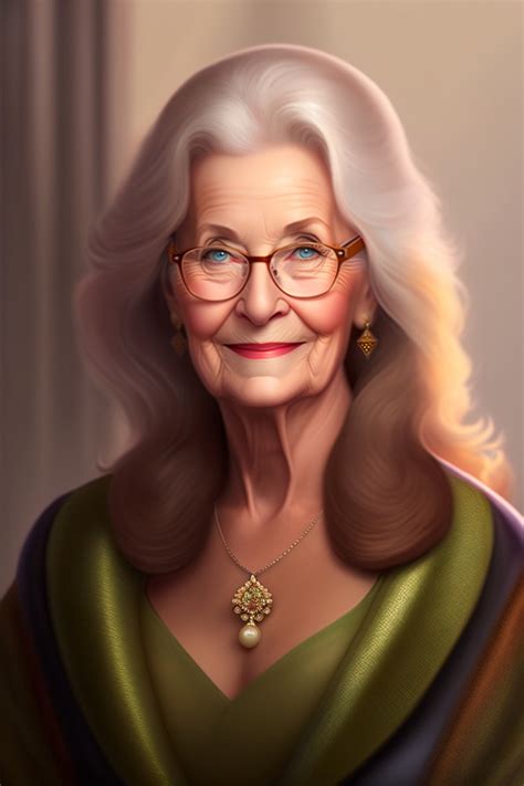 beautiful older woman royalty  stock illustration image