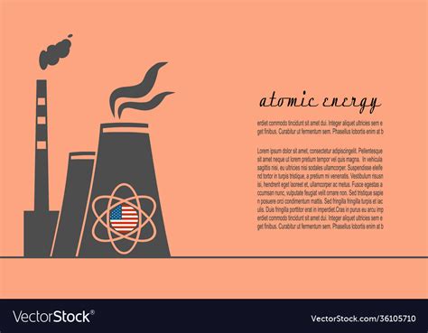 Atom station icon Royalty Free Vector Image - VectorStock