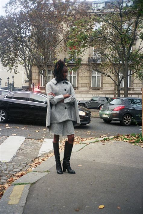 ANGIE grey wool cape – Maisoncleo