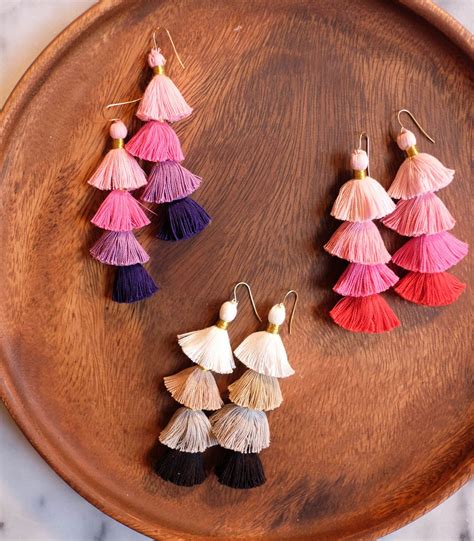 DIY Tassel Earrings | The Stripe