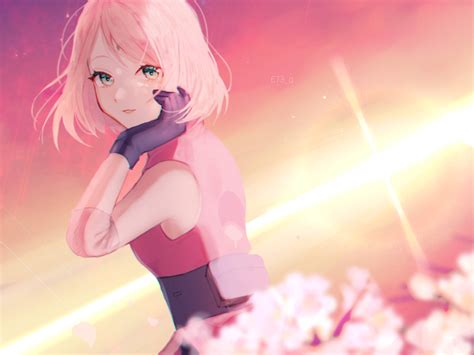 Download Sakura Haruno Beautiful Fan Art Wallpaper | Wallpapers.com