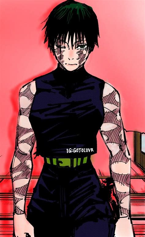 maki zenin solos   maki zenin manga color maki zenin