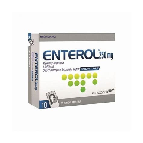 Enterol 250 mg kapszula (10x) - Mpatika.hu