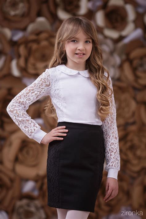 Блузка для девочки 3633-1 | Moda para meninas, Moda pré-adolescente ...
