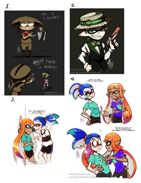 Splatoon Art Dump05 by TamarinFrog on DeviantArt