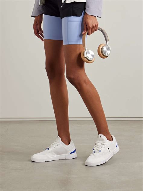 ON The Roger Spin rubber-trimmed layered mesh sneakers | NET-A-PORTER