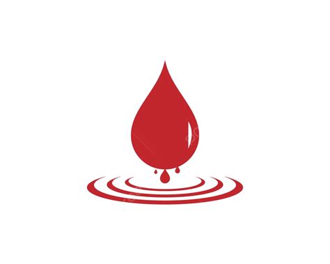 Blood Logo Vector Hd PNG Images, Blood Logo Icon Vector Template, Hand ...