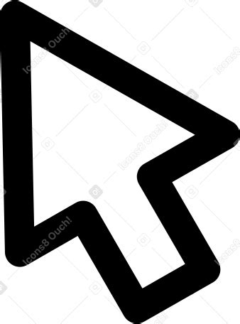 Курсор мыши в PNG, SVG