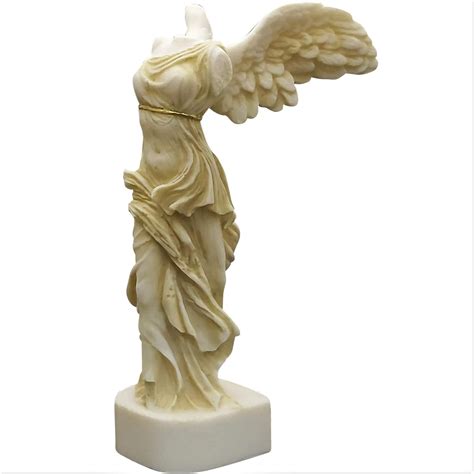 Winged Nike Victory of Samothrace Greek Roman Goddess Statue Sculpture