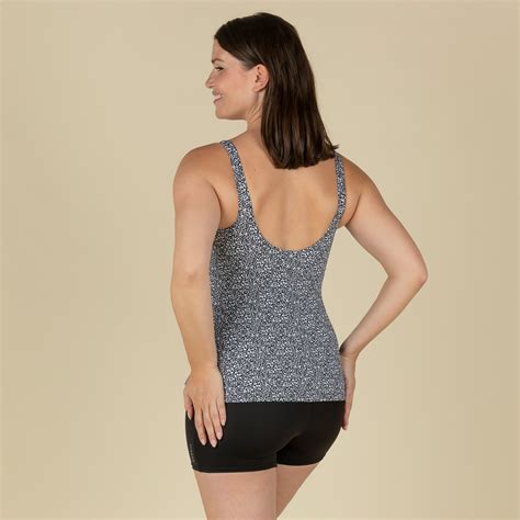Maillot de bain 1 pièce femme - Tankini Shorty Heva Leo noir - Noir ...