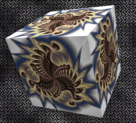 fractal cube  unicorngraphics  deviantart
