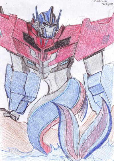 merformers optimus prime rid  darkaudi  deviantart