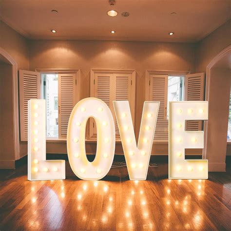 Amazon.com : Libima 3.3ft Light up Letter Love Marquee LED Sign Warm