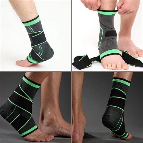 Buy Ankle Support Brace, Adjustable Ankle Foot Heel Support Compression