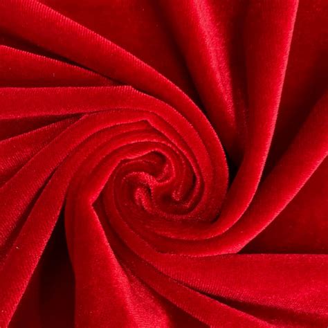 Red Velvet Fabric - Etsy