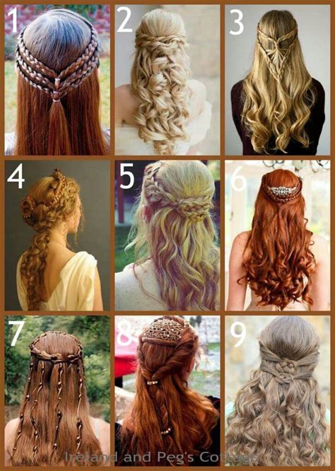 Celtic hair styles | Hair styles, Renaissance hairstyles, Medieval ...