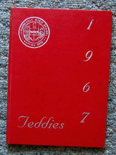 1967 ROOSEVELT HIGH SCHOOL YEARBOOK "Teddies" Dayton,Ohio Very Good ...