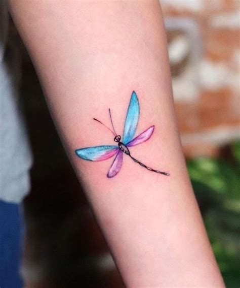 Watercolor dragonfly tattoo. - MELTBLOGS