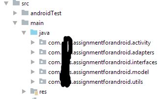 java   revert    package style  android studio