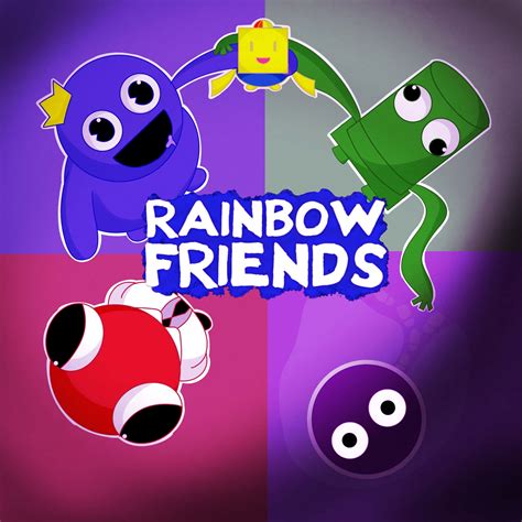 Download Rainbow Friends Characters Wallpaper | Wallpapers.com