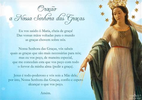 Oração A Nossa Senhora Das Graças Para Alcançar Uma Graça