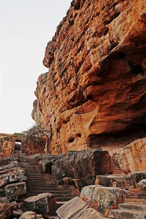 Badami Cave Temples, Badami, Bagalkot, Karnataka, India Stock Photo - Image of bagalkot ...