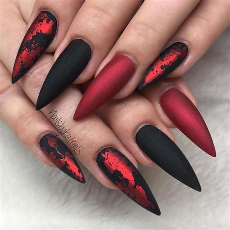 30 крутых и стильных идей для маникюра на длинных ногтях | Nail designs ...
