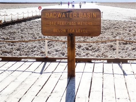 badwater basin elevation park trips