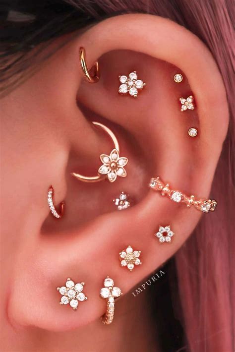 26 of the Most Unique Ear Piercing Ideas | Ear piercings, Ear jewelry ...