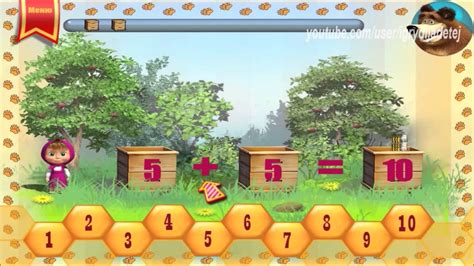 Маша и Медведь Развивающие игры для детей - YouTube