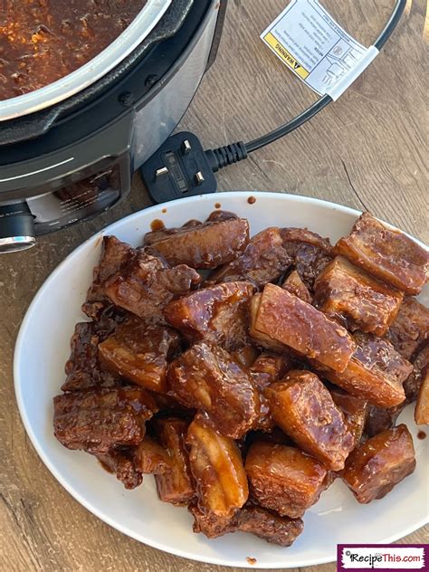 Slow Cooker Pork Belly Slices | Recipe This