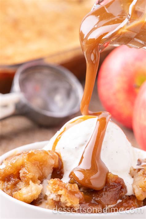 Caramel Apple Cobbler - Homemade Cobbler Recipe