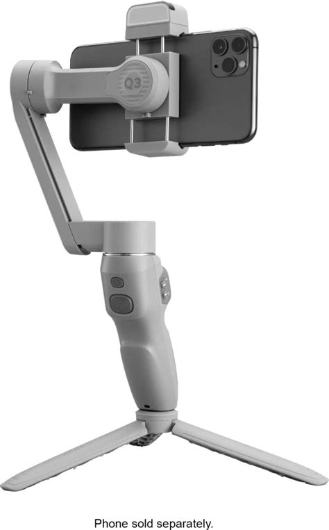 Zhiyun Smooth Q-3 Compact Folding 3-Axis Gimbal Stabilizer for phones w ...