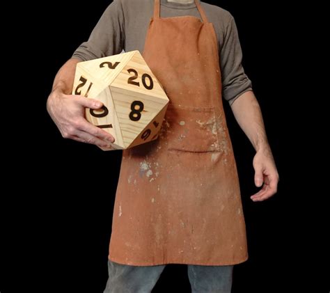 [OC][Art] A Giant D20 with Fire Branded Numbers and Removable Lid : r/DnD