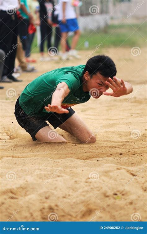 Long Jump Athlete Editorial Photo | CartoonDealer.com #33616289