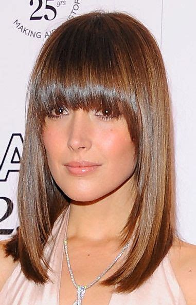 17+ Great Straight Shoulder Length Hairstyles With Fringe
