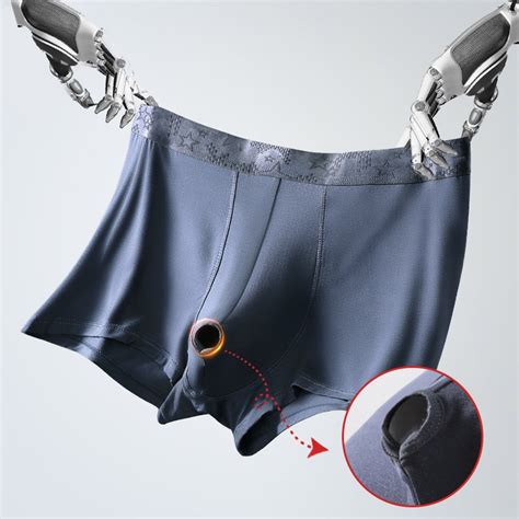 jual reduce sensitivity underwear men boxer foreskin expose lingerie