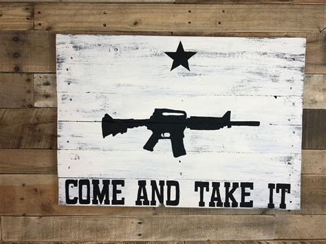 Come and Take It Battle of Gonzales Texas Revolutionary - Etsy
