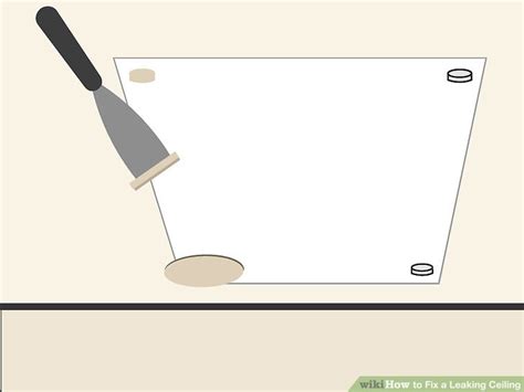 how to fix a leaking ceiling from the inside