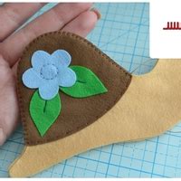 Улитка из фетра