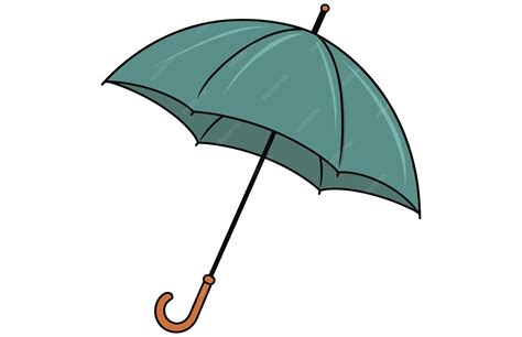 premium vector umbrella flat vector illustration cartoon umbrella