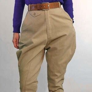 Men/women 40s Military Style Light Khaki Jodhpurs Pants - Etsy Australia