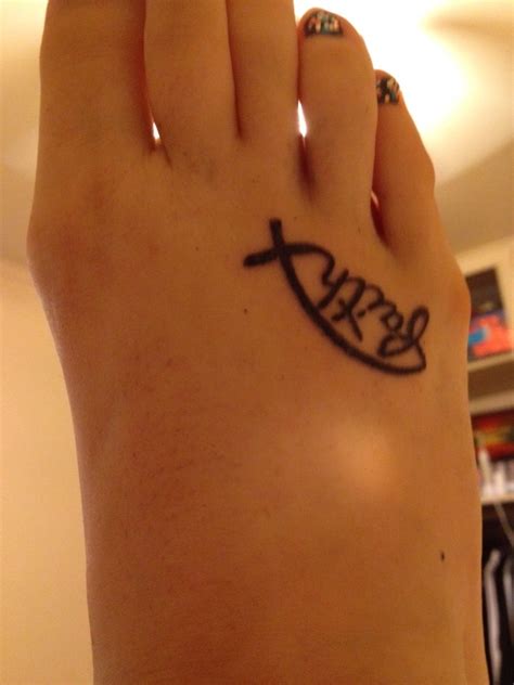 Ichthus faith tattoo | Maybe, Someday:) | Pinterest