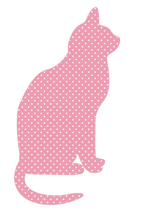 pink polka dots cat  stock photo public domain pictures